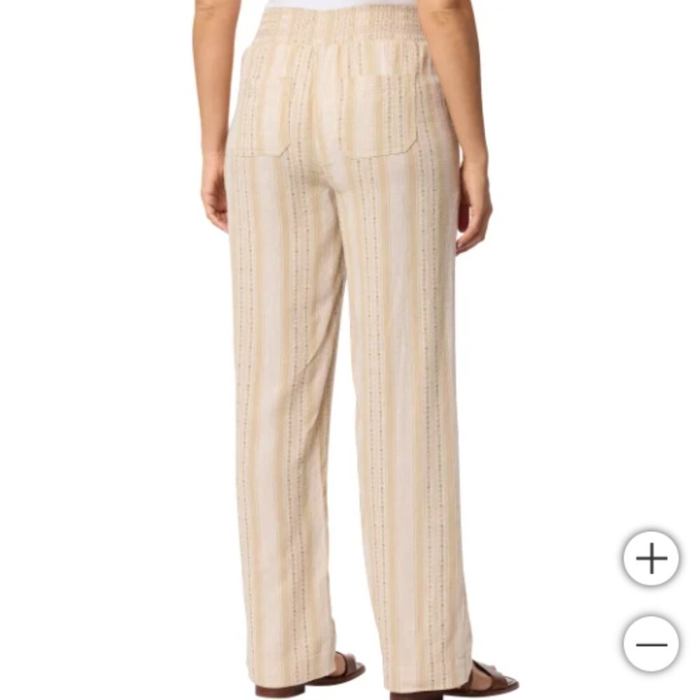 Briggs Women's Linen Blend Pant - Picture 3 of 4